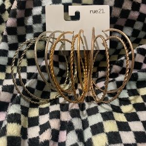 hoops pack with gold & silver